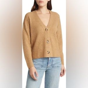 Madewell | Cameron Ribbed Crop Cardigan | size S